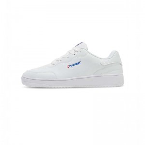 Hummel Match Point Sneakers Heren Wit | 547237-046