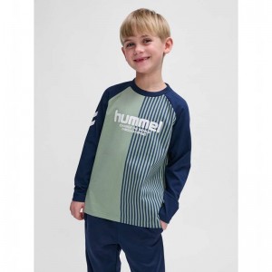Hummel Mexi L/S Gym Schoenen Kinderen Groen | 152977-119