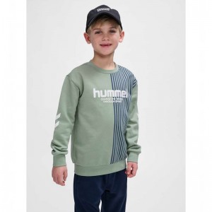 Hummel Mexi Sweatshirt Sweatshirts Kinderen Groen | 762280-496