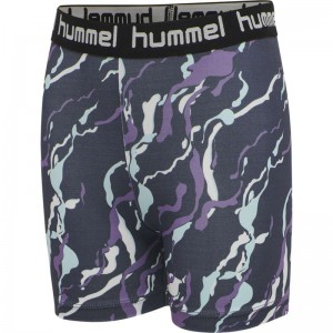 Hummel Mimmi Tight Korte Broek Kinderen Blauw | 530761-479