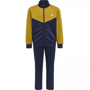 Hummel Molin Tracksuit Sportkleding Kinderen Geel | 864713-348