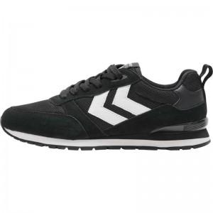 Hummel Monaco 86 Sneakers Heren Zwart | 642525-669