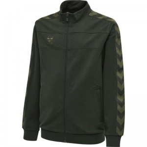 Hummel Move Classic Zip Jassen Kinderen Groen | 588032-822