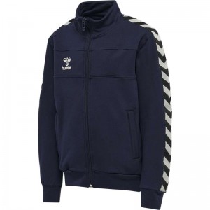 Hummel Move Classic Zip Jassen Kinderen Donkerblauw | 842282-178