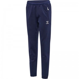 Hummel Move Grid Cotton Broek Dames Donkerblauw | 121530-312
