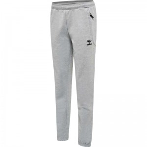 Hummel Move Grid Cotton Broek Dames Grijs | 164264-070