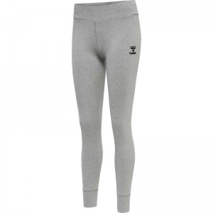 Hummel Move Grid Cotton Hardloopbroek Dames Grijs | 079109-920