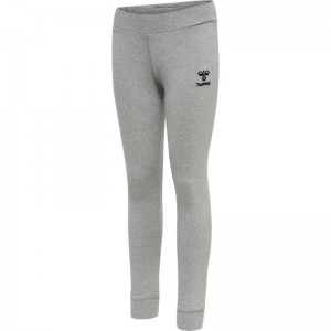 Hummel Move Grid Cotton Hardloopbroek Kinderen Grijs | 812720-630