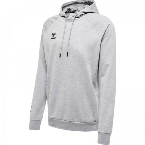 Hummel Move Grid Cotton Hoodie Heren Grijs | 015064-480