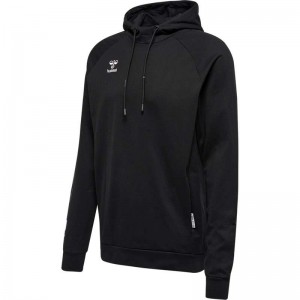 Hummel Move Grid Cotton Hoodie Heren Zwart | 847932-663