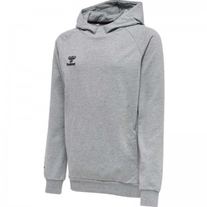 Hummel Move Grid Cotton Hoodie Kinderen Grijs | 252380-862