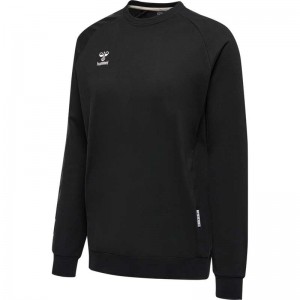 Hummel Move Grid Cotton Sweatshirts Heren Zwart | 865983-228