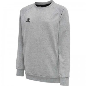 Hummel Move Grid Cotton Sweatshirts Kinderen Grijs | 912184-901