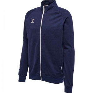 Hummel Move Grid Cotton Zip Jassen Heren Donkerblauw | 282614-433
