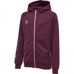 Hummel Move Grid Cotton Zip Rugzakken Kinderen Fuchsie | 644378-950