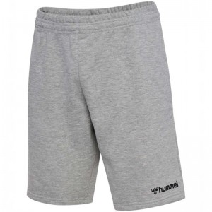 Hummel Mover Cotton Bermuda Hoodie Heren Grijs | 539410-533