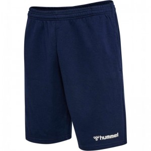 Hummel Mover Cotton Bermuda Korte Broek Heren Donkerblauw | 680906-915