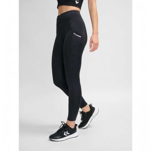 Hummel Mt Active Mw Pocket Hardloopbroek Dames Zwart | 547457-970