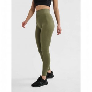 Hummel Mt Define Seaml Scrunch Hardloopbroek Dames Groen | 454033-999