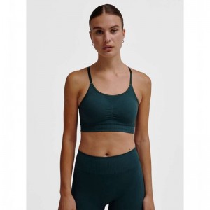 Hummel Mt Define Seamless Padded Sport BH Dames Groen | 338859-464