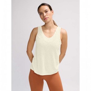Hummel Mt Light Burnout Tanktop Dames Beige | 591791-378