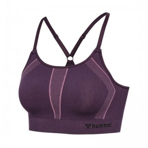 Hummel Mt Power Seamless Korte Broek Dames Paars | 542944-543