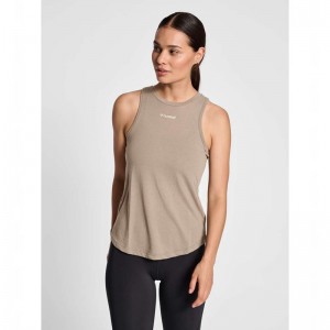 Hummel Mt Vanja Broek Dames Beige | 229061-480