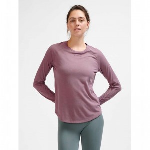 Hummel Mt Vanja L/S T-shirts Dames Roze | 037205-791