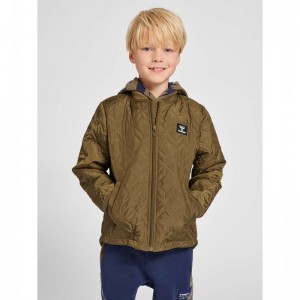 Hummel Mule Thermo Jassen Kinderen Olijfgroen | 966464-940