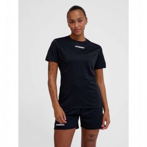 Hummel Multi Pl Jersey Dames Zwart | 265997-938