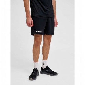 Hummel Multi Pl Korte Broek Heren Zwart | 070211-543