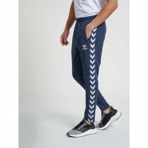 Hummel Nathan 2.0 Tapered Broek Heren Donkerblauw | 430359-613