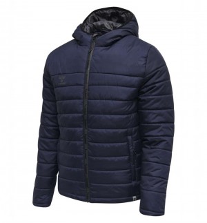 Hummel North Quilted Hood Tanktop Heren Donkerblauw | 110239-795