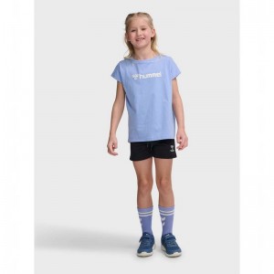 Hummel Nova Shorts Sport BH Kinderen Blauw | 606615-808