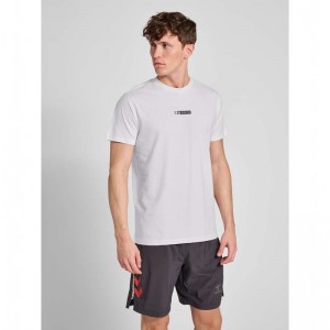Hummel Offgrid S/S T-shirts Heren Wit | 962715-795