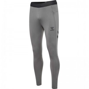Hummel Pro Training Broek Heren Grijs | 471515-808