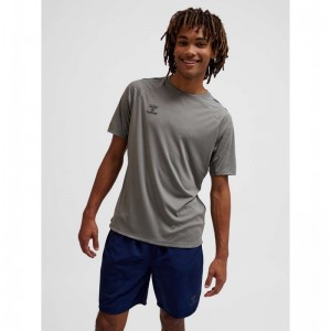 Hummel Pro Training S/S Jersey Heren Grijs | 461719-257