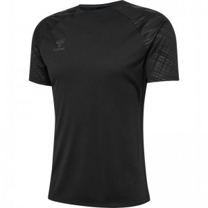 Hummel Pro Training S/S Jersey Heren Zwart | 830032-753