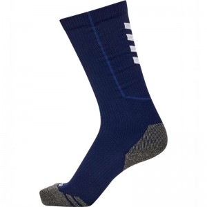 Hummel Pro Trainings High Sokken Heren Donkerblauw | 945391-273