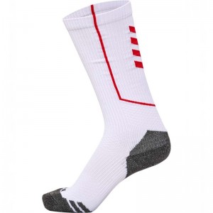 Hummel Pro Trainings High Sokken Heren Wit | 610778-910