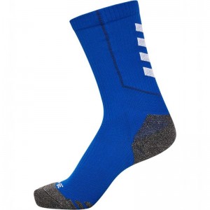Hummel Pro Trainings Low Sokken Heren Blauw | 821995-148