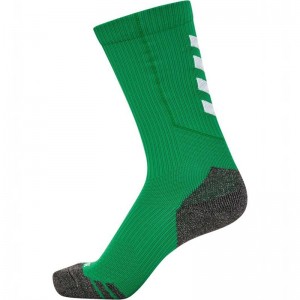 Hummel Pro Trainings Low Sokken Heren Groen | 158408-945