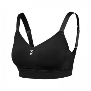 Hummel Pulse High Support Sport BH Dames Zwart | 967425-456