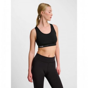 Hummel Pulse Light Support Sport BH Dames Zwart | 009073-397