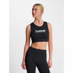 Hummel Pulse Logo Light Support Sokken Dames Zwart | 013394-082