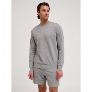 Hummel Pulse Sweat Crewneck Sweatshirts Heren Grijs | 295386-009