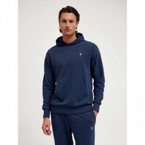 Hummel Pulse Sweat Hoodie Heren Donkerblauw | 410809-054