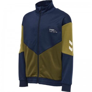 Hummel Rane Zip Jassen Kinderen Olijfgroen | 468234-105