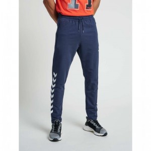 Hummel Ray 2.0 Tapered T-shirts Heren Donkerblauw | 627330-596