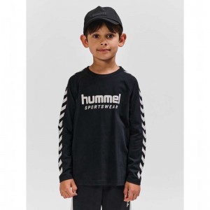 Hummel Ready L/S T-shirts Kinderen Zwart | 849915-873